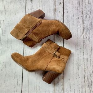 Sam Edelman Suede Buckle Booties